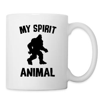 BIGFOOT MY SPIRIT ANIMAL - Mug - white - Right
