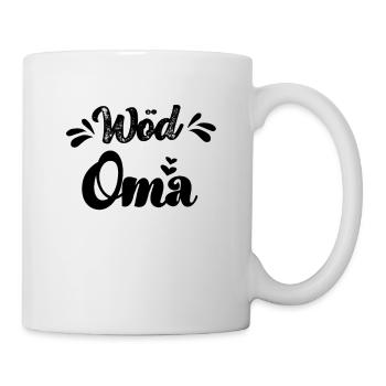 Wöd Oma Schweiz Schweizer Oma tolle Oma beste Oma - Tasse - Weiß - Rechts