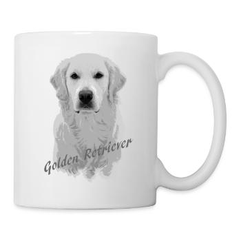 Golden Retriever - Tasse - Weiß - Rechts