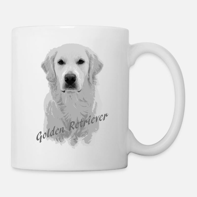 Golden retriever - Mug blanc - blanc