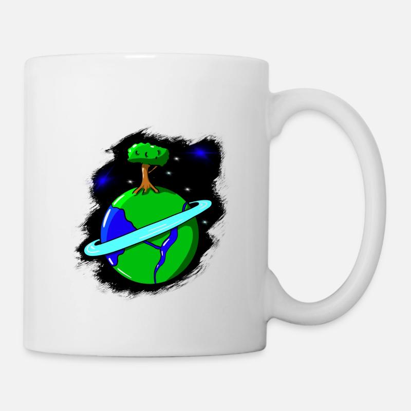 Planet Ökologie - Tasse - Weiß