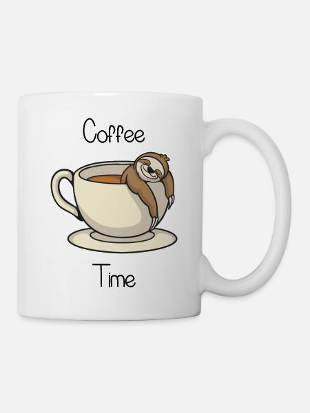 L'heure du café - Mug blanc - blanc