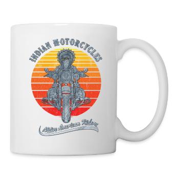 Indian Motorcycles motorcycle saying biker gift - Mug - white - Right