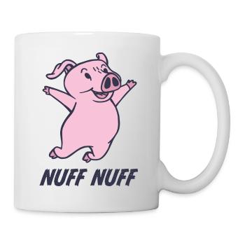 Costume dabbing pig nuff nuff nuff - Mug - white - Right
