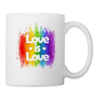 Love is Love - Tasse - Weiß - Rechts