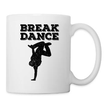 Breakdance breaker hip hop bboy - Mug - white - Right