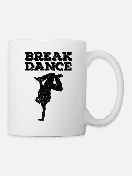 Breakdance breaker hip hop bboy - Tasse - Weiß