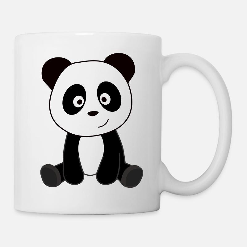 Panda Pandabär süße Tiere Kinder Teddy - Tasse - Weiß