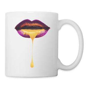 Bain de bouche - Mug blanc - blanc - Droite