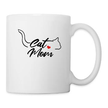 The mother cat kitty cat - Mug - white - Right