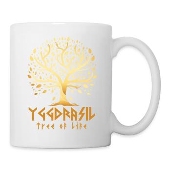 Viking World Tree of Life, Yggdrasil - Tasse - Weiß - Rechts