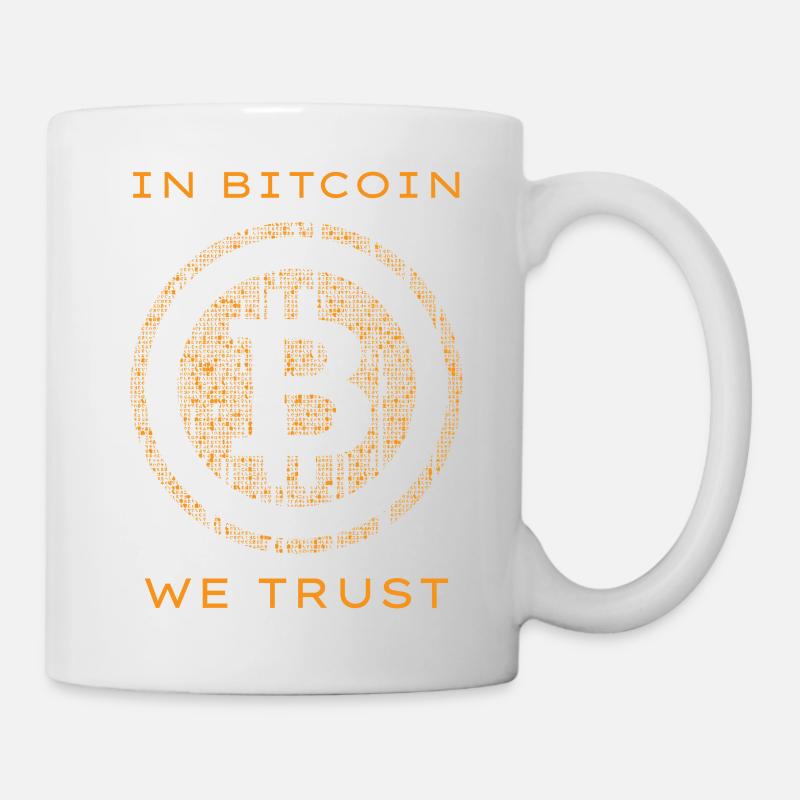In Bitcoin We Trust Crypto BTC - Mug - white