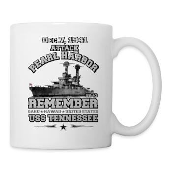 REMEMBER USS Teenessee - Pearl Harbor - Mug - white - Right