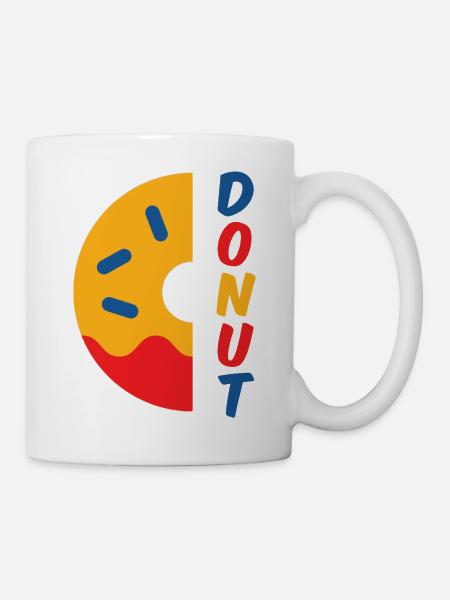Donut - Tasse - Weiß