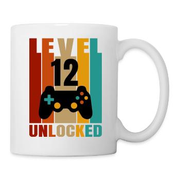 12th birthday gamer - Mug - white - Right