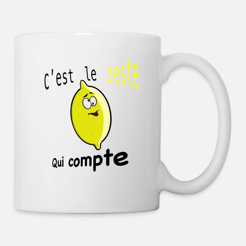 C’est le Zeste qui compte - Mug blanc - blanc