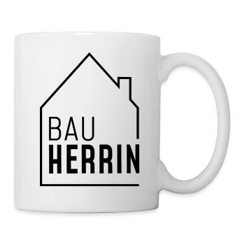 Bauherrin mit Leib und Seele - Tasse - Weiß - Rechts