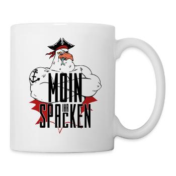 MOIN IHR SPACKEN - Tasse - Weiß - Rechts