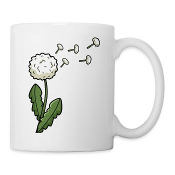 Pissenlit - Mug blanc - blanc - Droite