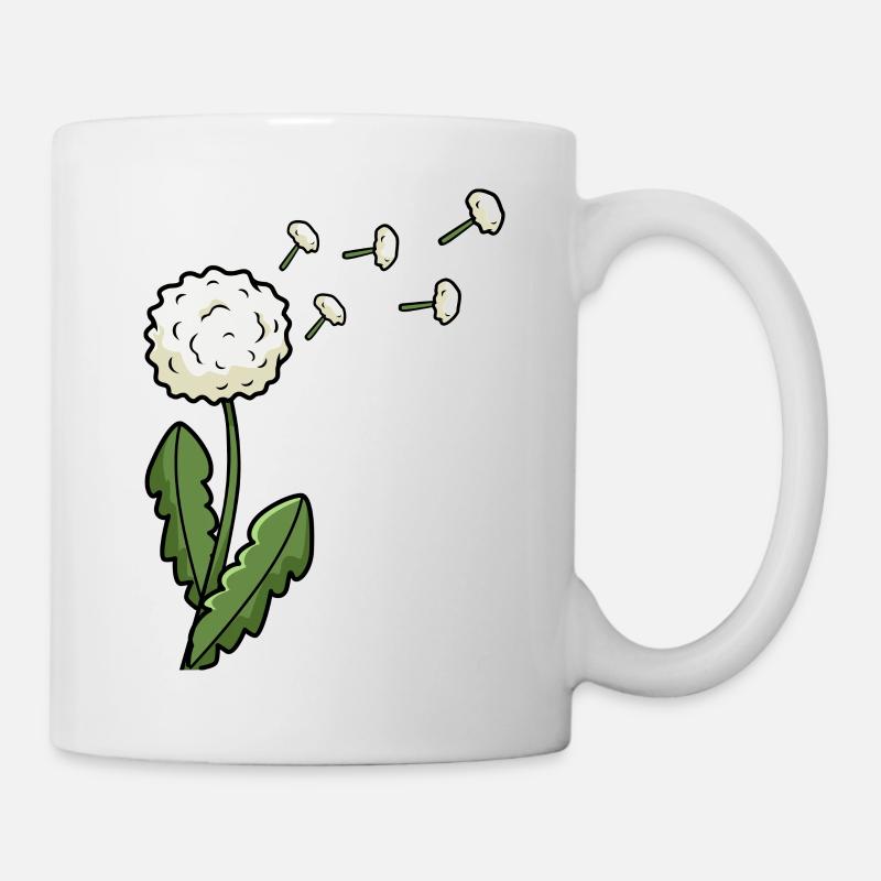 Löwenzahn - Tasse - Weiß