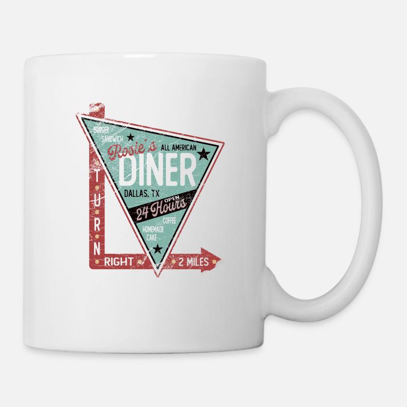 Rosie´s Diner - Tasse - Weiß