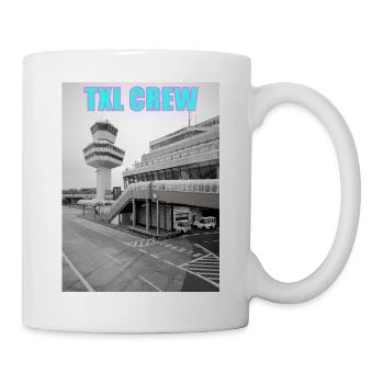 TXL CREW noir/blanc + turquoise - Mug blanc - blanc - Droite