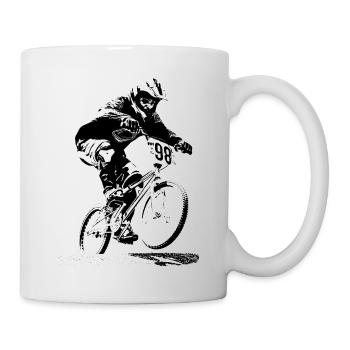 bmx rasse - Tasse - Weiß - Rechts