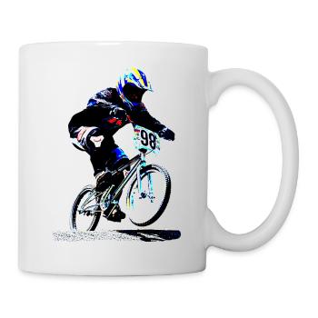bmx - Tasse - Weiß - Rechts
