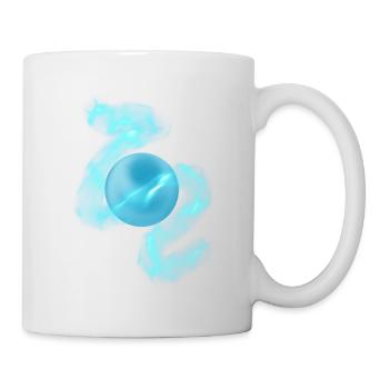 Gaming symbol blue orbe - Tasse - Weiß - Rechts