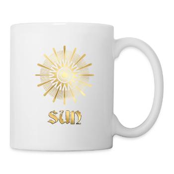 Sun in golden summer tarot - Mug - white - Right