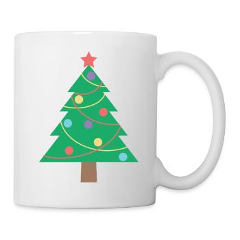 Christmas tree - Mug - white - Right
