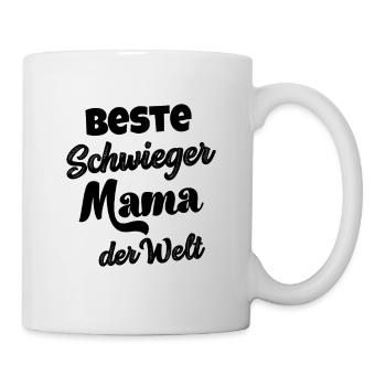 Beste Schwiegermama der Welt Schwiegermutter - Tasse - Weiß - Rechts