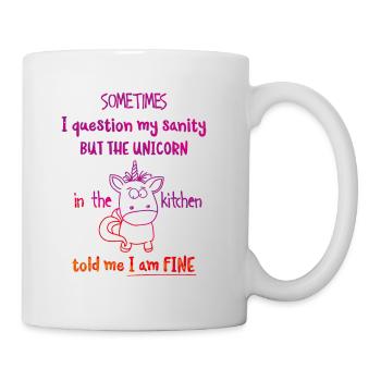 Unicorn ! - Mug blanc - blanc - Droite