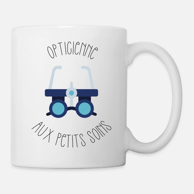 Opticienne aux petits soins - Mug blanc - blanc