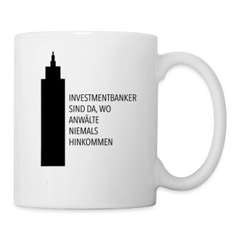 Geschenk Investmentbanker Anwälte - Tasse - Weiß - Rechts