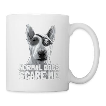 Bull terrier pirate - Mug - white - Right