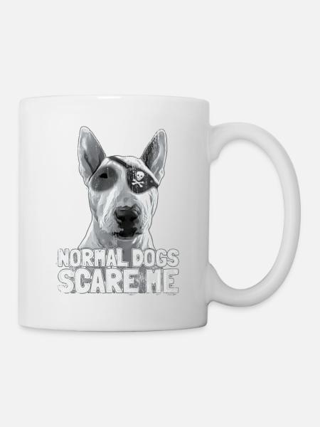 Bull terrier pirate - Mug - white