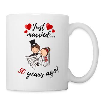 50 years wedding anniversary - Mug - white - Right
