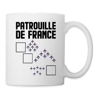 Patrouille de France meeting aérien formations - Mug blanc - blanc - Droite
