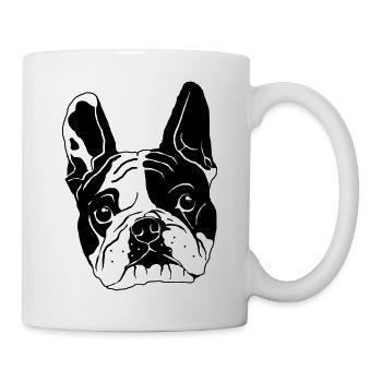 Bulldog français - Mug blanc - blanc - Droite