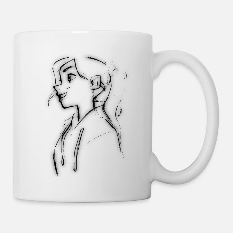 Anime Girl - Mug - white