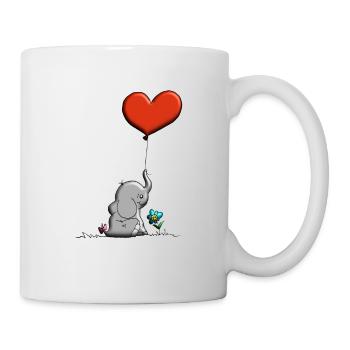 baby elephant - Mug - white - Right