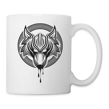 Celtic Wolf - Tasse - Weiß - Rechts