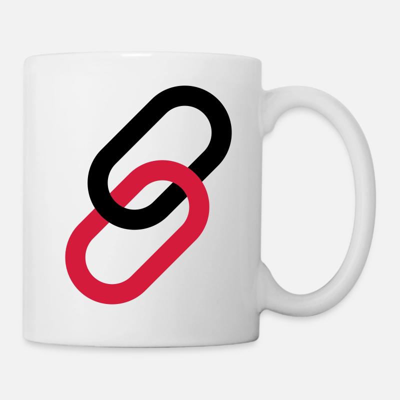 Lien comme symbole - Mug blanc - blanc