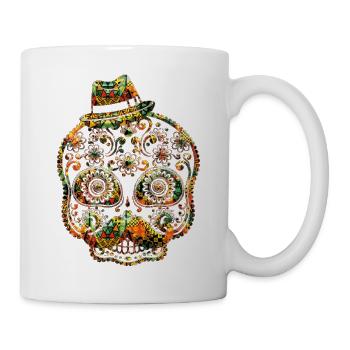 Mexique Jour du Crâne Mort Mexique Mexique Latino - Mug blanc - blanc - Droite