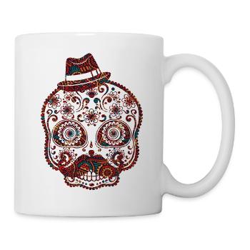Mexique Jour du Crâne Mort Mexique Mexique Latino - Mug blanc - blanc - Droite