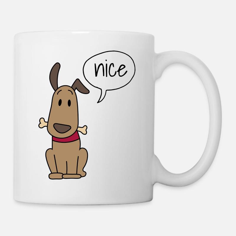Niedlicher Hund - Tasse - Weiß