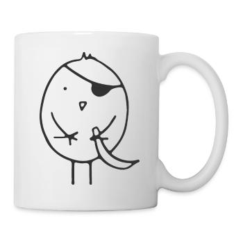 Pirat - Mug blanc - blanc - Droite