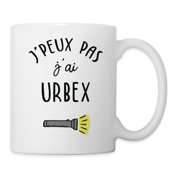 J'peux pas j'ai Urbex - Mug blanc - blanc - Droite
