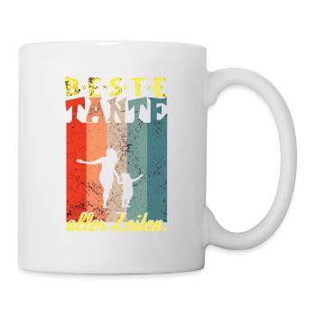 Beste Tante aller Zeiten - Tasse - Weiß - Rechts